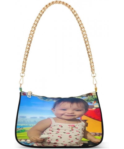 Custom Photo Canvas Tote Bag Personalized Picture Tote Bag Customized Photo Tote Bag Women Gift Custom Shoulder Purse 2 $14.5...