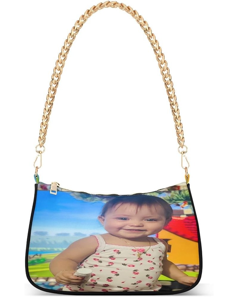 Custom Photo Canvas Tote Bag Personalized Picture Tote Bag Customized Photo Tote Bag Women Gift Custom Shoulder Purse 2 $14.5...