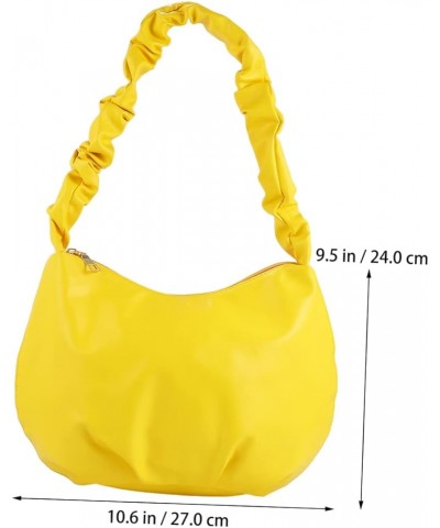 Bag Clutch Purses for Women Casual Handbags for Women Shoulder Bags Clutch Purses for Women Wedding Yellow $9.68 Totes