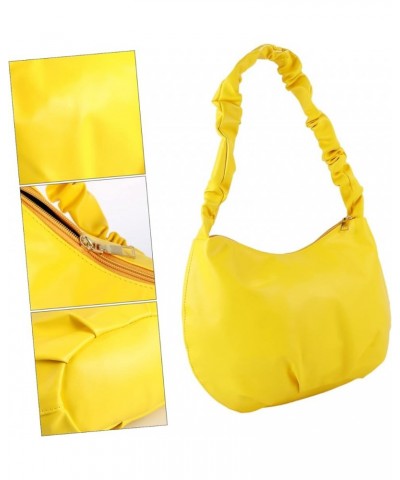 Bag Clutch Purses for Women Casual Handbags for Women Shoulder Bags Clutch Purses for Women Wedding Yellow $9.68 Totes