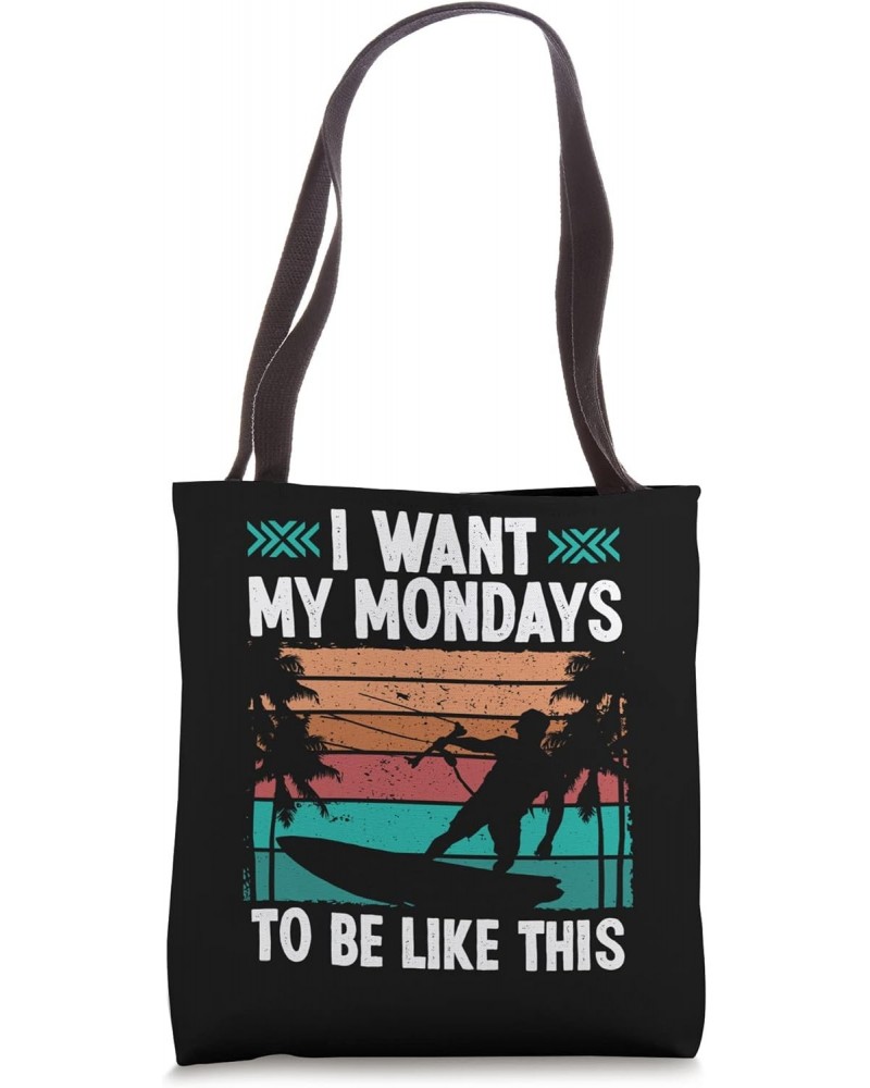 Kiteboarder Vintage Mondays to be like this Kitesurfer Tote Bag $15.00 Totes