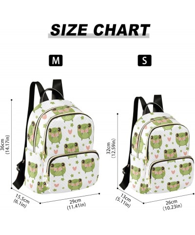 Backpack Purse for Women Funny Frogs, Mini Fashion Backpack Cute Lightweight Casual Daypack Shoulder Bag Travel Backpack, Sma...