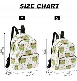 Backpack Purse for Women Funny Frogs, Mini Fashion Backpack Cute Lightweight Casual Daypack Shoulder Bag Travel Backpack, Sma...