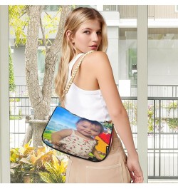 Custom Photo Canvas Tote Bag Personalized Picture Tote Bag Customized Photo Tote Bag Women Gift Custom Shoulder Purse 2 $14.5...