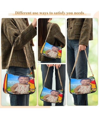 Custom Photo Canvas Tote Bag Personalized Picture Tote Bag Customized Photo Tote Bag Women Gift Custom Shoulder Purse 2 $14.5...