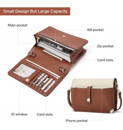 Crossbody Bags for Women Small Cell Phone Shoulder Bag Wristlet Wallet with Small Wallets $30.15 Wristlets