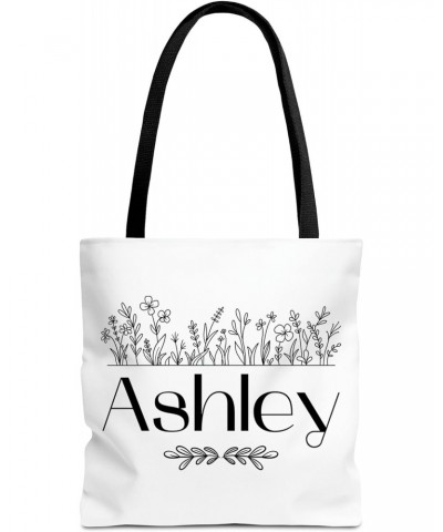 Ashley Name Tote Bag for Women Men Casual Tote Bag Cloth Canvas Shopping Bags with Handles Cute Bags Everyday Use 16" x 16" A...