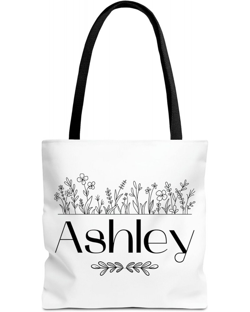 Ashley Name Tote Bag for Women Men Casual Tote Bag Cloth Canvas Shopping Bags with Handles Cute Bags Everyday Use 16" x 16" A...