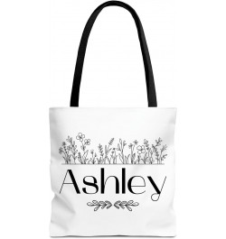 Ashley Name Tote Bag for Women Men Casual Tote Bag Cloth Canvas Shopping Bags with Handles Cute Bags Everyday Use 16" x 16" A...