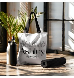 Ashley Name Tote Bag for Women Men Casual Tote Bag Cloth Canvas Shopping Bags with Handles Cute Bags Everyday Use 16" x 16" A...