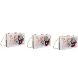 2 Pcs Handbag Clutch Bags for Women Wedding Womens Wallets Shoulder Clutch Shoulder Bag with Chain Women Whitex3pcs $12.15 Ev...