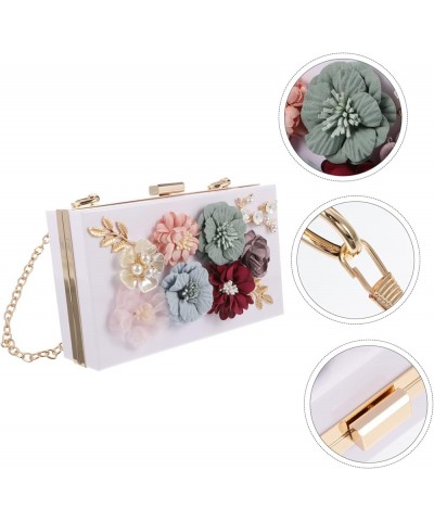 2 Pcs Handbag Clutch Bags for Women Wedding Womens Wallets Shoulder Clutch Shoulder Bag with Chain Women Whitex3pcs $12.15 Ev...