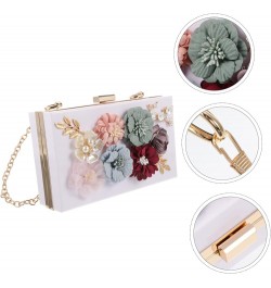 2 Pcs Handbag Clutch Bags for Women Wedding Womens Wallets Shoulder Clutch Shoulder Bag with Chain Women Whitex3pcs $12.15 Ev...