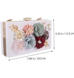 2 Pcs Handbag Clutch Bags for Women Wedding Womens Wallets Shoulder Clutch Shoulder Bag with Chain Women Whitex3pcs $12.15 Ev...