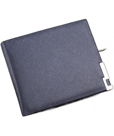 Men's Cross Pattern Wallet Fashion Iron Sheet Short Wallet Card Holder (Color : Vertical Khaki) Vertical Off-white $19.47 Wal...