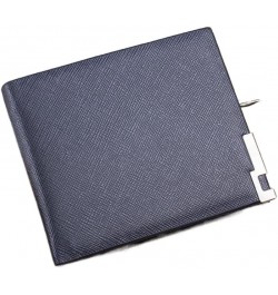 Men's Cross Pattern Wallet Fashion Iron Sheet Short Wallet Card Holder (Color : Vertical Khaki) Vertical Off-white $19.47 Wal...