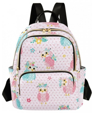 Small Backpack for Women Travel Bag Cute Owls Cartoon Style Daypack Purse Fashion Shoulder Bag Rucksack Small B13 $13.25 Back...