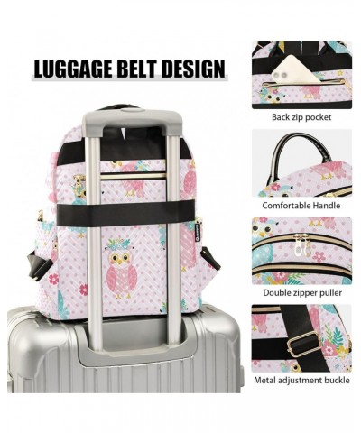 Small Backpack for Women Travel Bag Cute Owls Cartoon Style Daypack Purse Fashion Shoulder Bag Rucksack Small B13 $13.25 Back...