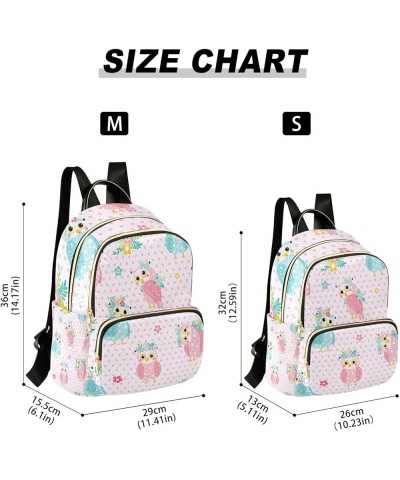 Small Backpack for Women Travel Bag Cute Owls Cartoon Style Daypack Purse Fashion Shoulder Bag Rucksack Small B13 $13.25 Back...