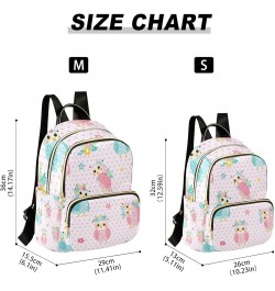 Small Backpack for Women Travel Bag Cute Owls Cartoon Style Daypack Purse Fashion Shoulder Bag Rucksack Small B13 $13.25 Back...