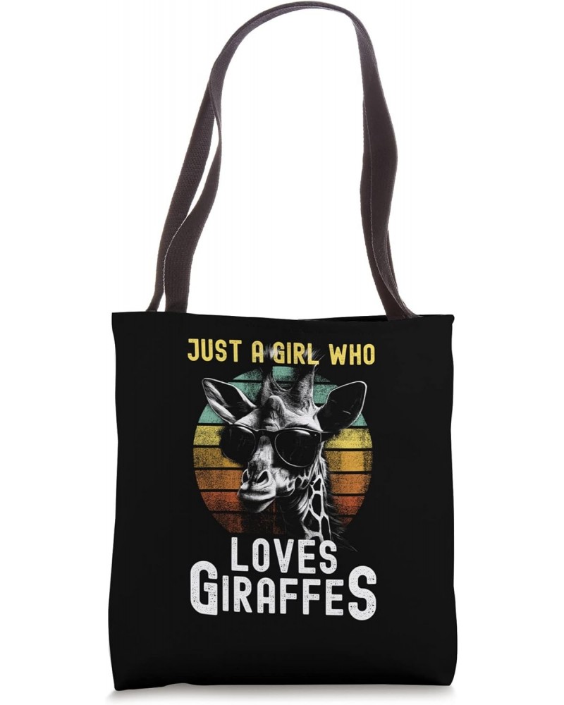 Just A Girl Who Loves Giraffes - Cute Giraffe Lover Tote Bag $11.03 Totes