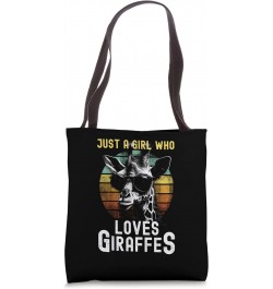 Just A Girl Who Loves Giraffes - Cute Giraffe Lover Tote Bag $11.03 Totes