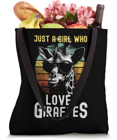 Just A Girl Who Loves Giraffes - Cute Giraffe Lover Tote Bag $11.03 Totes