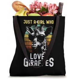 Just A Girl Who Loves Giraffes - Cute Giraffe Lover Tote Bag $11.03 Totes