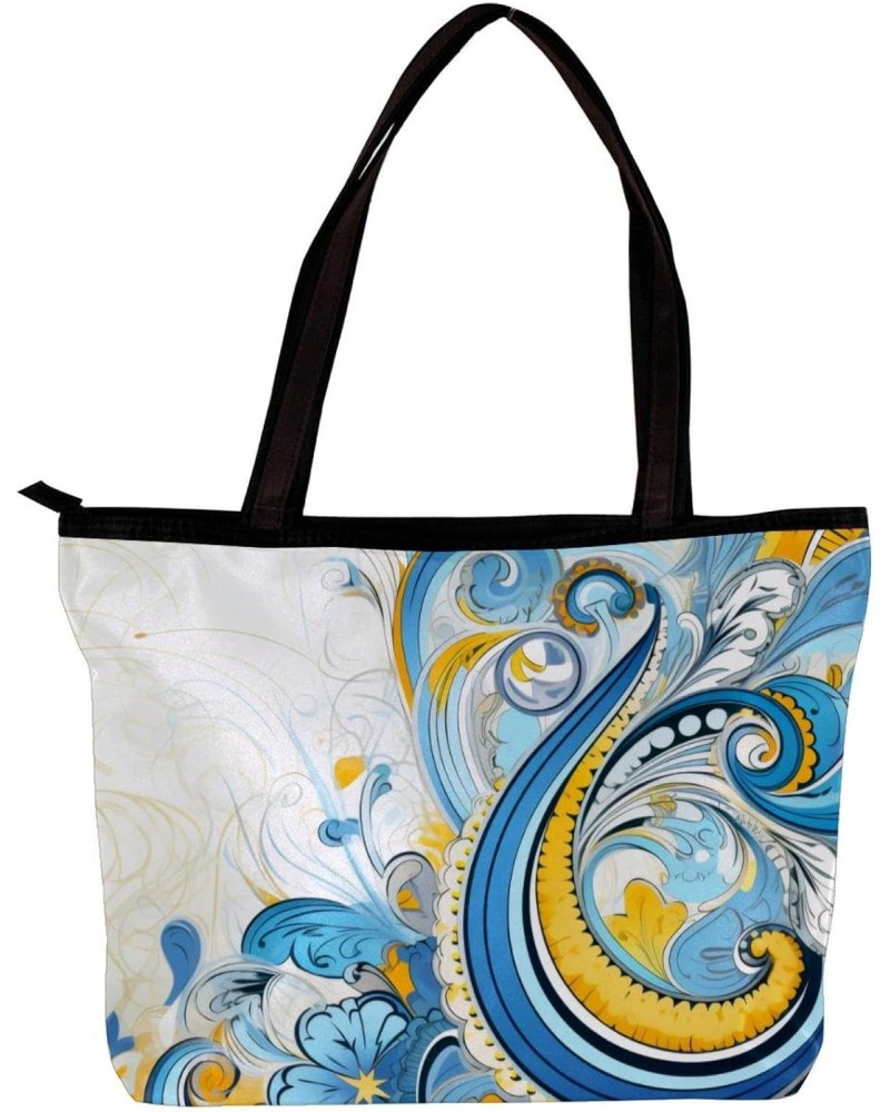 Handbags for Women, Zipper Tote Bag, Shoulder Bag, floral art $15.02 Totes