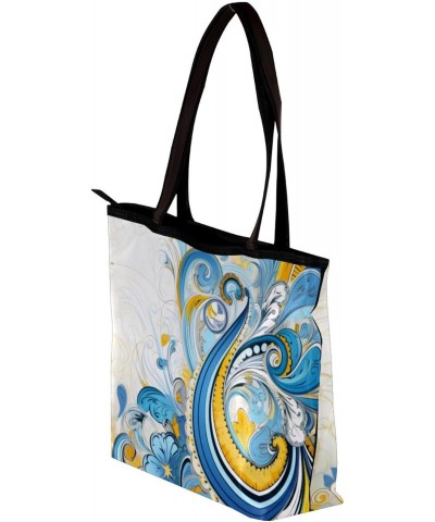 Handbags for Women, Zipper Tote Bag, Shoulder Bag, floral art $15.02 Totes