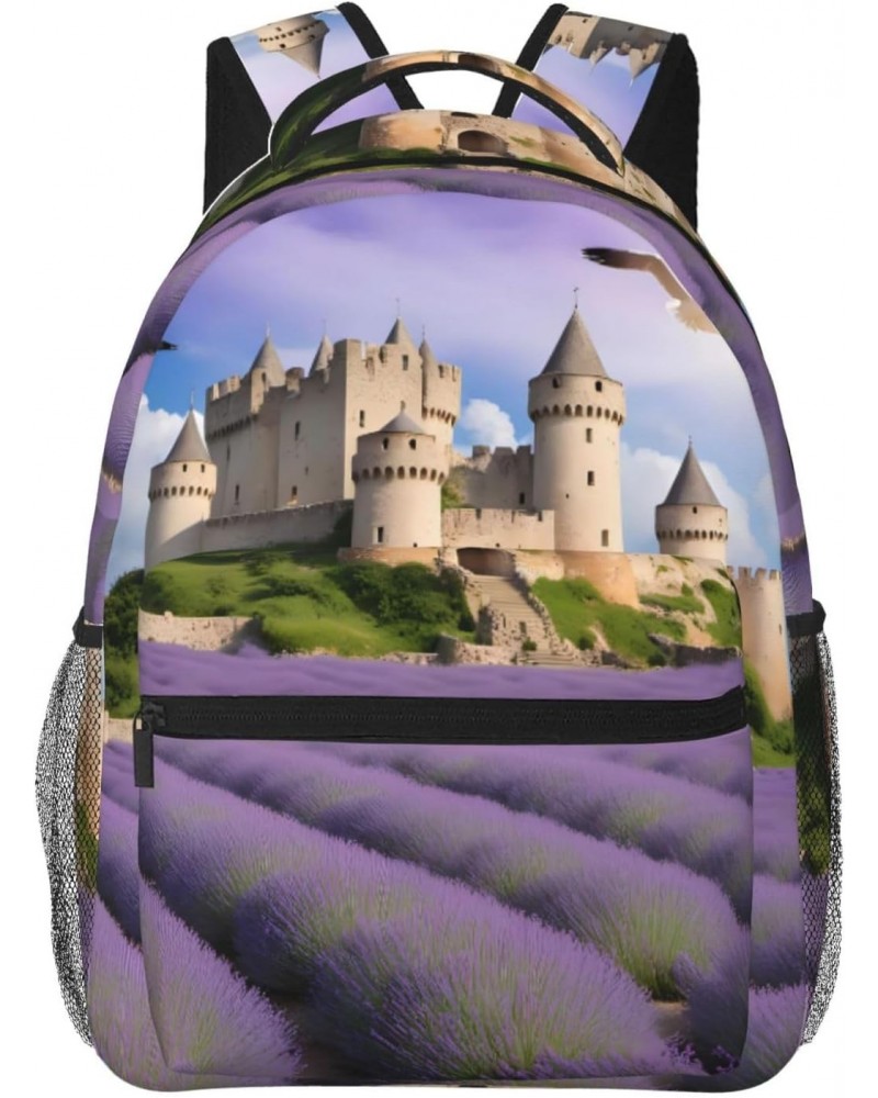 Beautiful Lavender Stylish And Lightweight Backpack,Comfortable To Carry,Multi-Pocket Design,23l Capacity,Easily Meet Your Da...