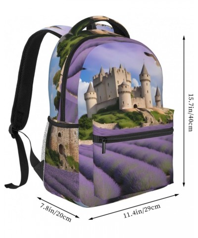 Beautiful Lavender Stylish And Lightweight Backpack,Comfortable To Carry,Multi-Pocket Design,23l Capacity,Easily Meet Your Da...