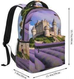 Beautiful Lavender Stylish And Lightweight Backpack,Comfortable To Carry,Multi-Pocket Design,23l Capacity,Easily Meet Your Da...