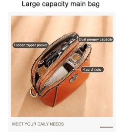 All-match Vertical Cellphone Bag, Crossbody Leather Shoulder Bags and Clutches, Cell Phone Crossbody Bags Purse for Women 2pc...