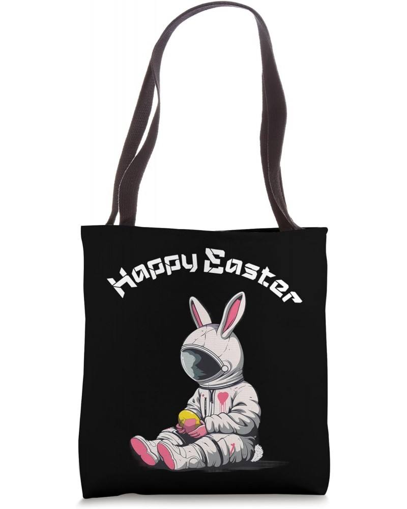 Easter Rabbit Easter Eggs Egg Hunt Astronaut Happy Easter Tote Bag $16.77 Totes