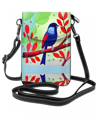 Grey rat Cell Phone Purse Wallet - Versatile Small Crossbody Purse with Shoulder Strap for Women & Teen Girls Red Leaf Bird $...