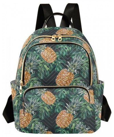 Tropical Pineapple Vintage Women's Backpack Purse Causal Daypack Work Travel College Business Trip Bag Shoulder Bag Small $14...