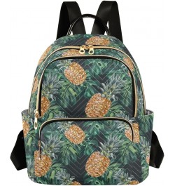 Tropical Pineapple Vintage Women's Backpack Purse Causal Daypack Work Travel College Business Trip Bag Shoulder Bag Small $14...