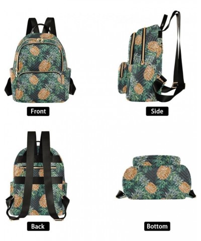 Tropical Pineapple Vintage Women's Backpack Purse Causal Daypack Work Travel College Business Trip Bag Shoulder Bag Small $14...