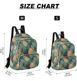 Tropical Pineapple Vintage Women's Backpack Purse Causal Daypack Work Travel College Business Trip Bag Shoulder Bag Small $14...