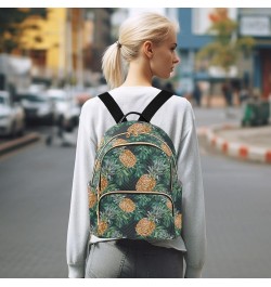 Tropical Pineapple Vintage Women's Backpack Purse Causal Daypack Work Travel College Business Trip Bag Shoulder Bag Small $14...