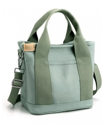 Canvas Tote Bag for Women, Multi-Pocket Handbag Crossbody Bags with Zipper, Shoulder Bag Messenger Bag Handbag Purse Green $1...