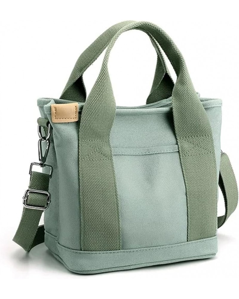 Canvas Tote Bag for Women, Multi-Pocket Handbag Crossbody Bags with Zipper, Shoulder Bag Messenger Bag Handbag Purse Green $1...