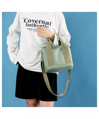 Canvas Tote Bag for Women, Multi-Pocket Handbag Crossbody Bags with Zipper, Shoulder Bag Messenger Bag Handbag Purse Green $1...