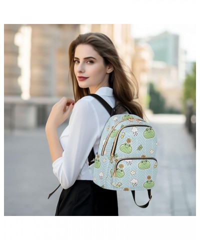 Flamingo Blue Backpack Purse for Women Lightweight Back Pack Casual Daypack Travel Shoulder Bag Bookbag - S Medium Multi08 $1...