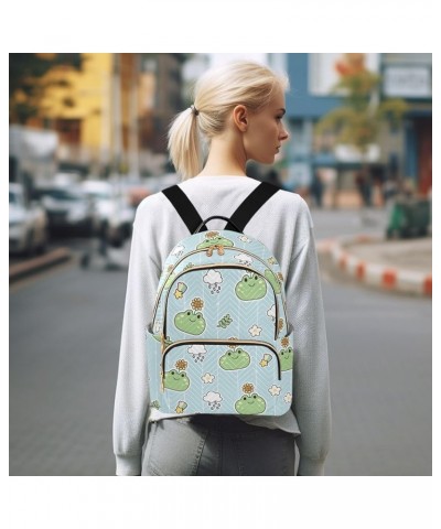 Flamingo Blue Backpack Purse for Women Lightweight Back Pack Casual Daypack Travel Shoulder Bag Bookbag - S Medium Multi08 $1...