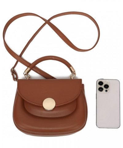 Women Small Crossbody Bags Shoulder Bag Classic Satchel Handbags Ladies Cute Purses 3 Brown $8.56 Satchels