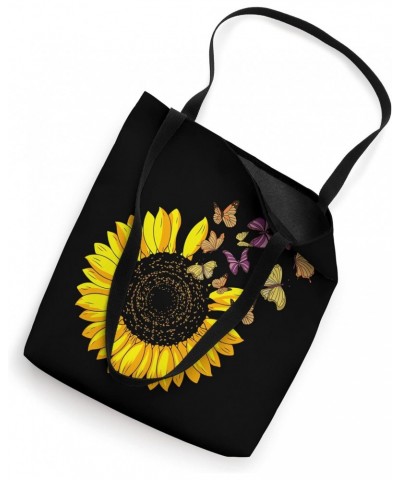 Sunflower With Butterfly Petals - Funny Sunflower Tote Bag $10.34 Totes