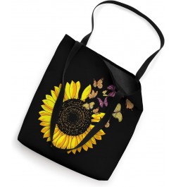 Sunflower With Butterfly Petals - Funny Sunflower Tote Bag $10.34 Totes