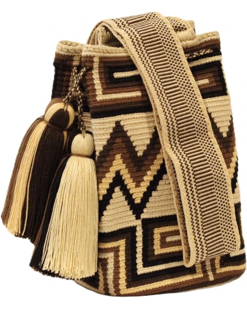 Authentic Premium Wayuu Bag, Artisanmade Craft,Limited Edition Brown $21.50 Hobo Bags